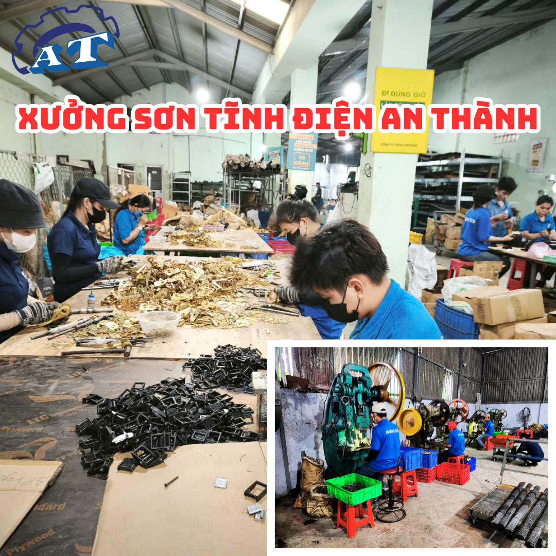 Xưởng sơn tĩnh điện tại tphcm An Thành Xưởng sơn tĩnh điện tại tphcm An Thành