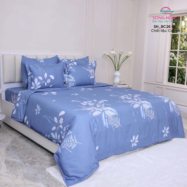Bộ chăn ga gối Sông Hồng BC26 121