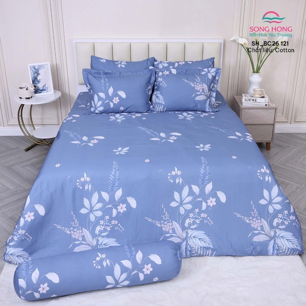 Bộ chăn ga gối Sông Hồng BC26 121