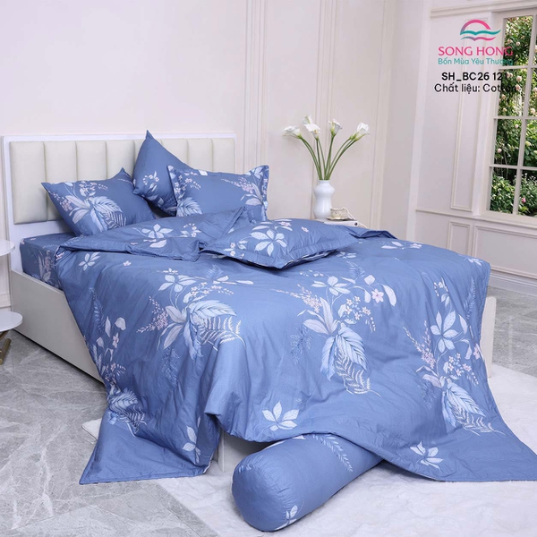 Bộ chăn ga gối Sông Hồng BC26 121