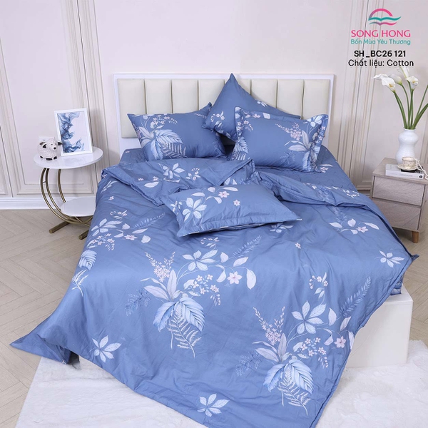 Bộ chăn ga gối Sông Hồng BC26 121
