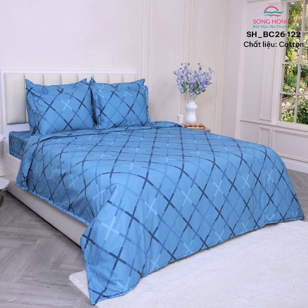 Bộ chăn ga gối Sông Hồng BC26 122