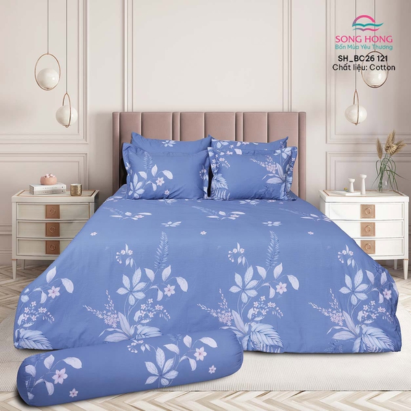 Bộ chăn ga gối Sông Hồng BC26 121