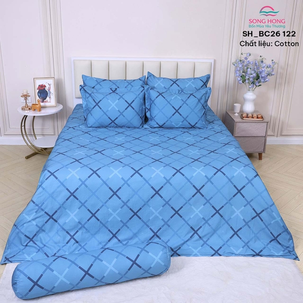 Bộ chăn ga gối Sông Hồng BC26 122