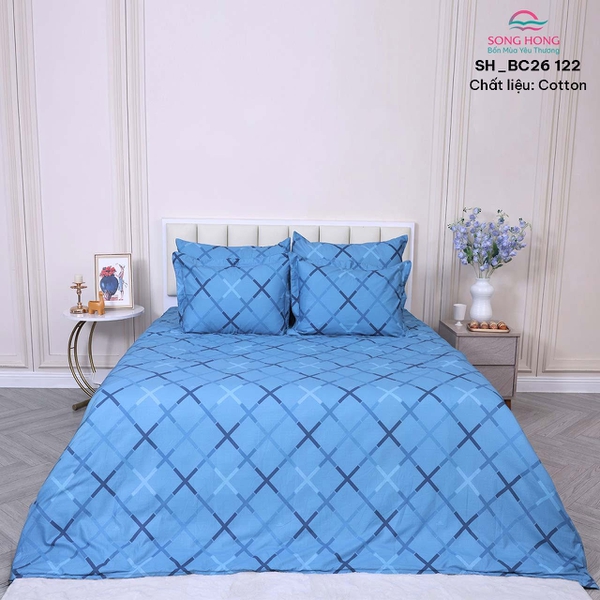Bộ chăn ga gối Sông Hồng BC26 122