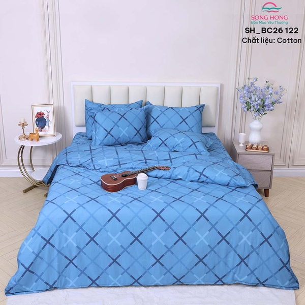 Bộ chăn ga gối Sông Hồng BC26 122