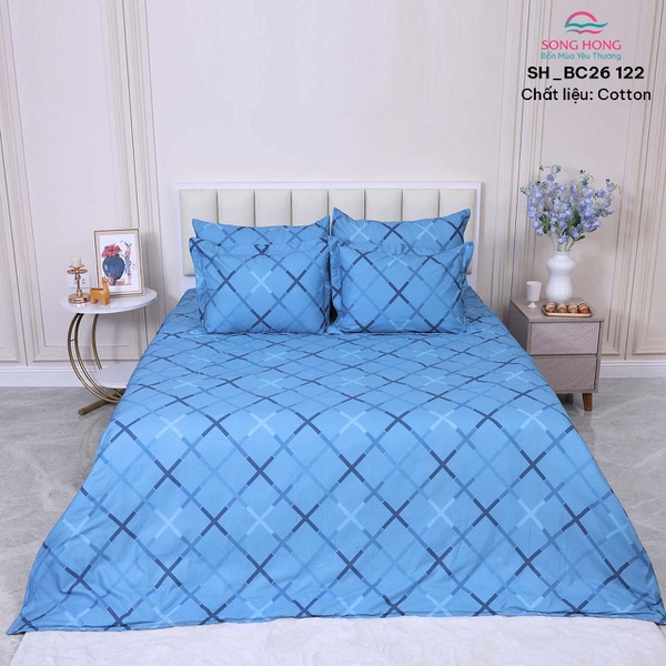 Bộ chăn ga gối Sông Hồng BC26 122