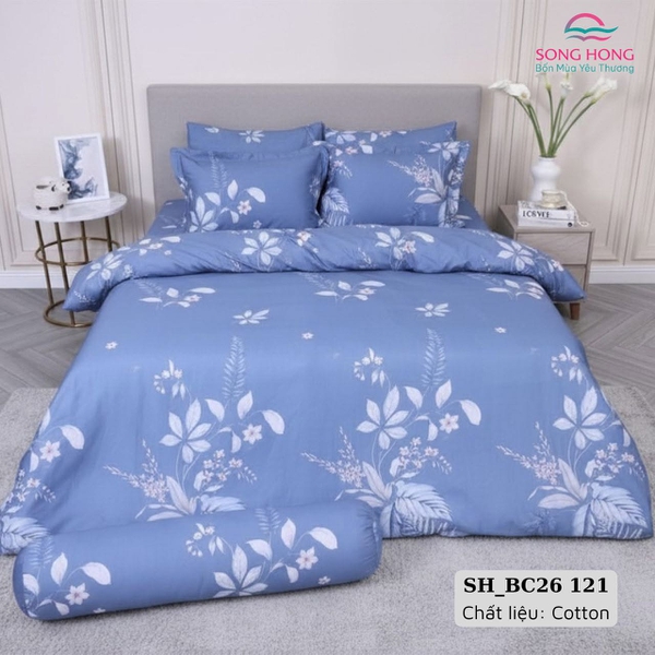 Bộ chăn ga gối Sông Hồng BC26 121