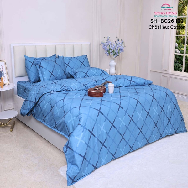 Bộ chăn ga gối Sông Hồng BC26 122