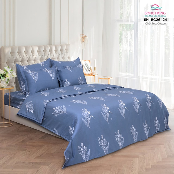 Bộ chăn ga gối Sông Hồng BC26 124