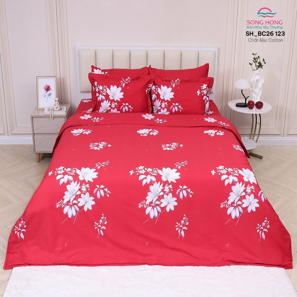 Bộ chăn ga gối Sông Hồng BC26 123