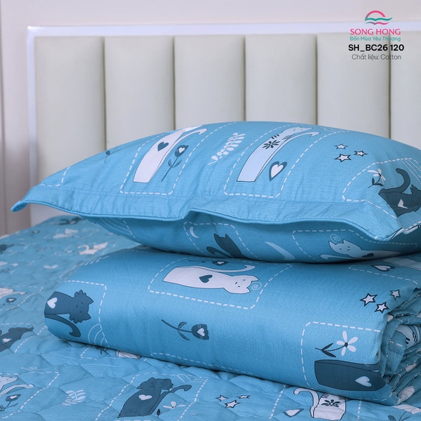 Bộ chăn ga gối Sông Hồng BC26 120
