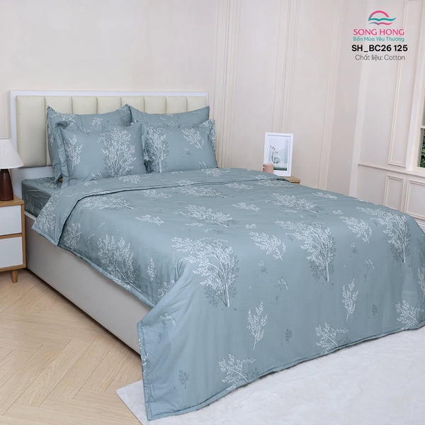 Bộ chăn ga gối Sông Hồng BC26 125