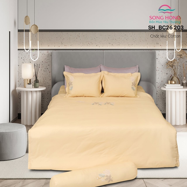 Bộ chăn ga gối Sông Hồng BC26 203