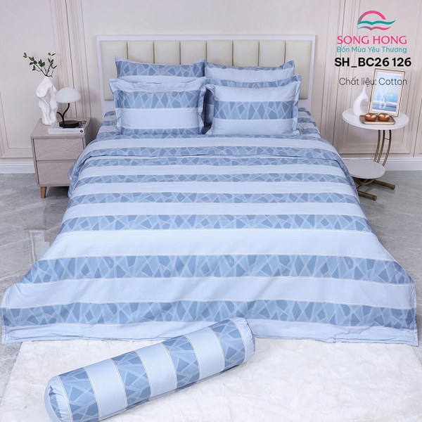 Bộ chăn ga gối Sông Hồng BC26 126