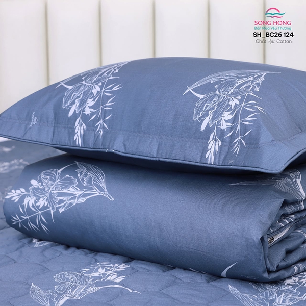 Bộ chăn ga gối Sông Hồng BC26 124