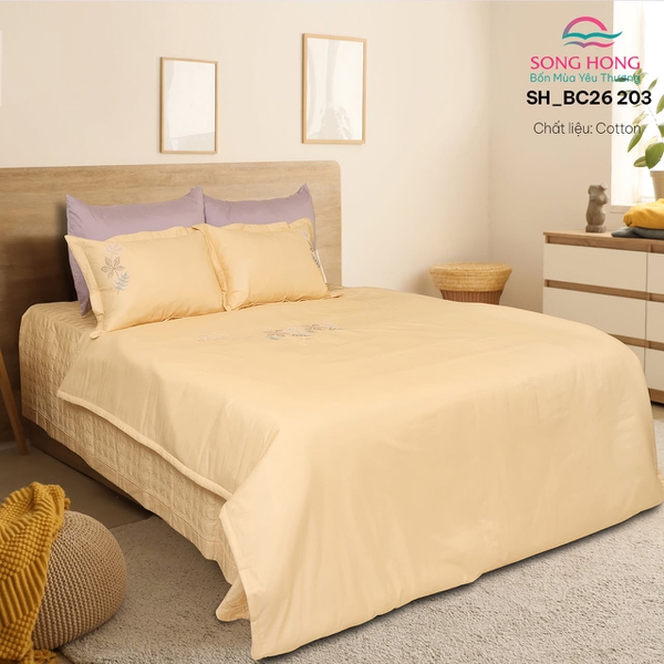 Bộ chăn ga gối Sông Hồng BC26 203