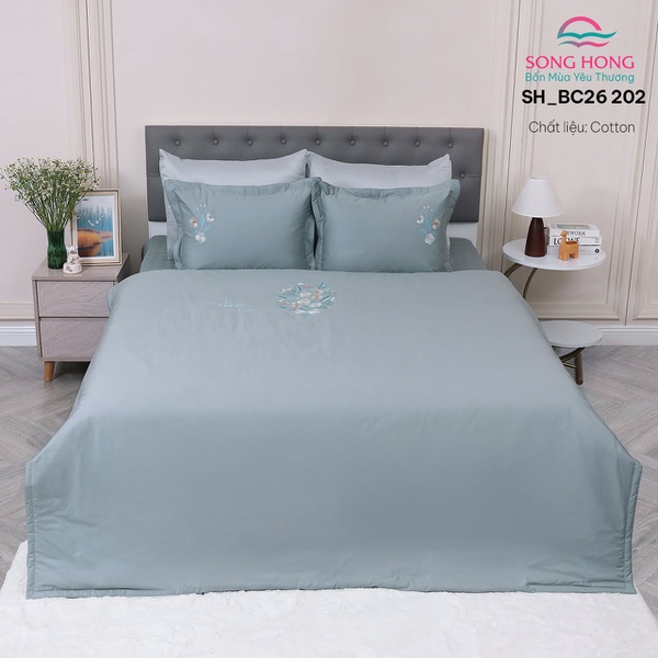 Bộ chăn ga gối Sông Hồng BC26 202