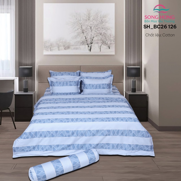 Bộ chăn ga gối Sông Hồng BC26 126