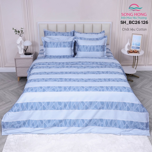 Bộ chăn ga gối Sông Hồng BC26 126