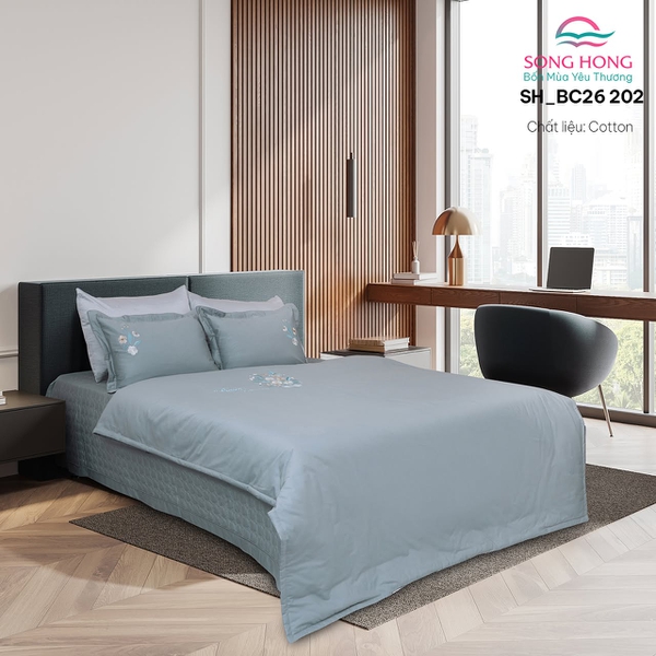Bộ chăn ga gối Sông Hồng BC26 202