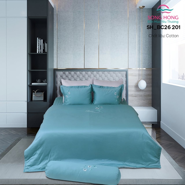 Bộ chăn ga gối Sông Hồng BC26 201