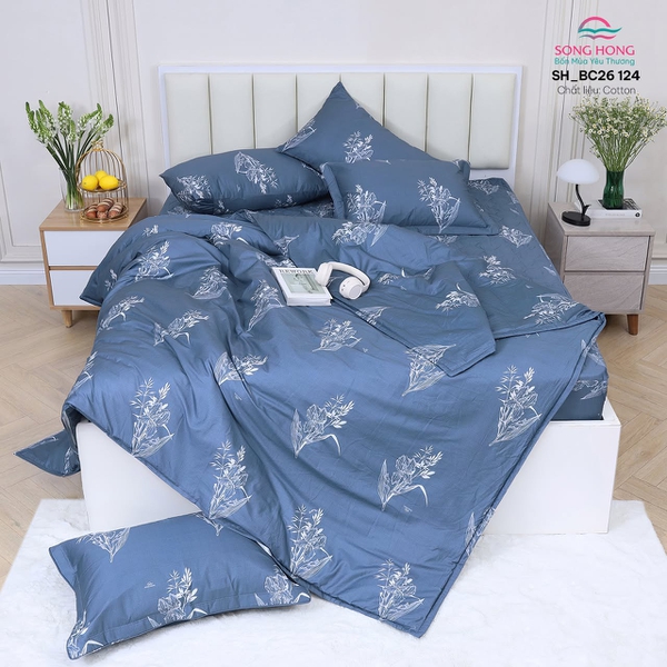 Bộ chăn ga gối Sông Hồng BC26 124