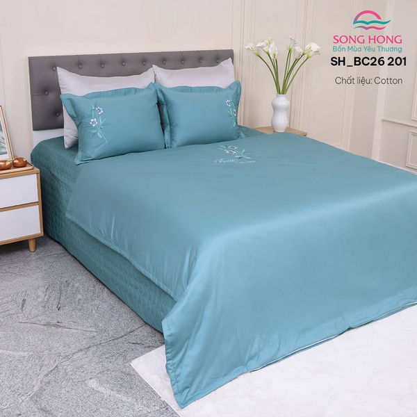 Bộ chăn ga gối Sông Hồng BC26 201