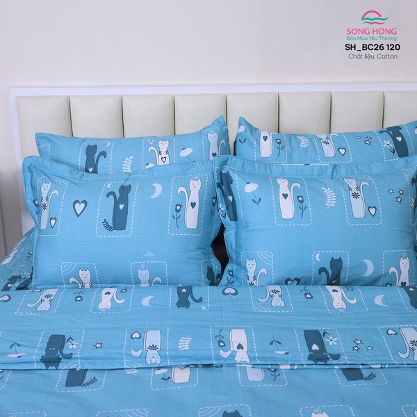 Bộ chăn ga gối Sông Hồng BC26 120