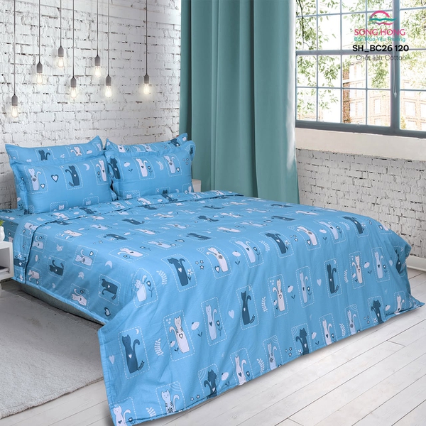 Bộ chăn ga gối Sông Hồng BC26 120