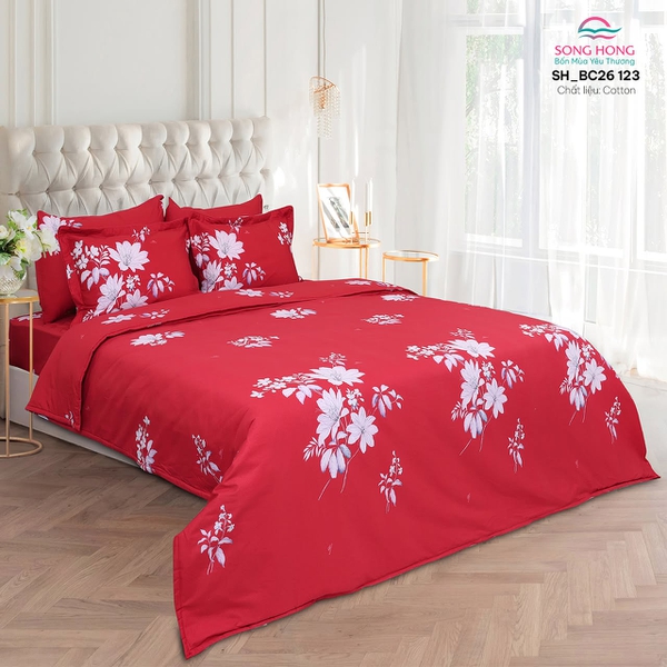 Bộ chăn ga gối Sông Hồng BC26 123
