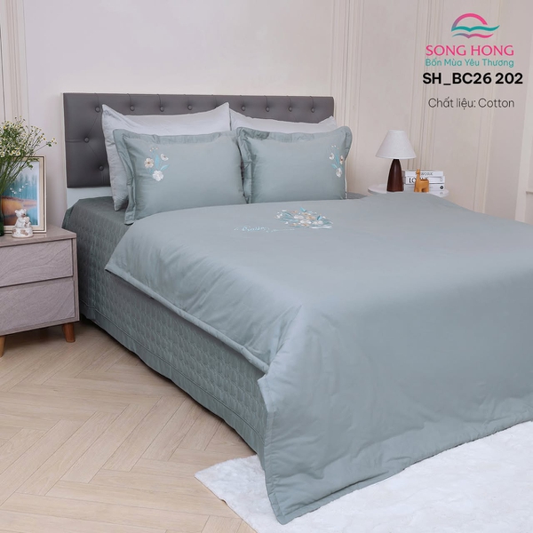 Bộ chăn ga gối Sông Hồng BC26 202