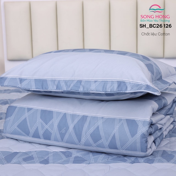 Bộ chăn ga gối Sông Hồng BC26 126