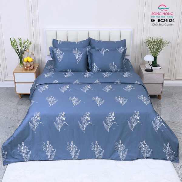 Bộ chăn ga gối Sông Hồng BC26 124