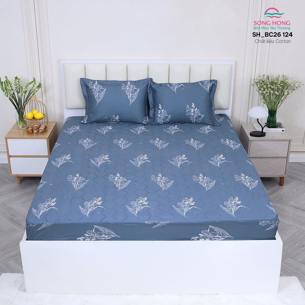 Bộ chăn ga gối Sông Hồng BC26 124
