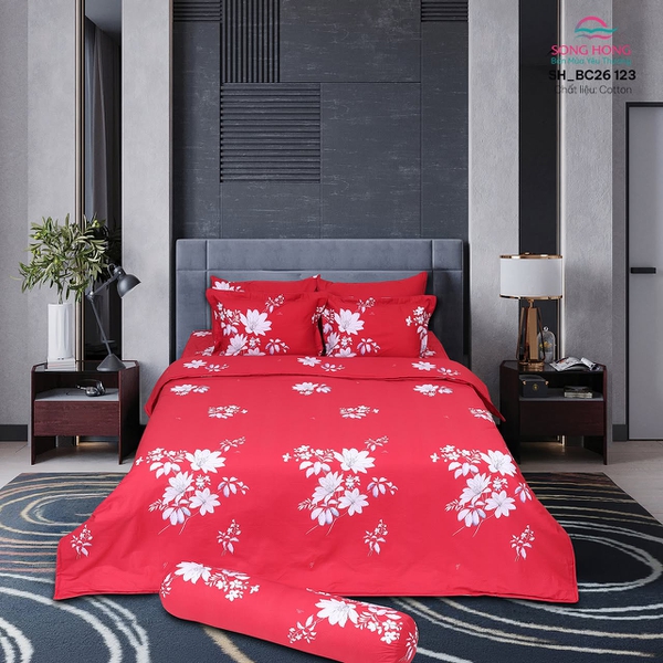 Bộ chăn ga gối Sông Hồng BC26 123