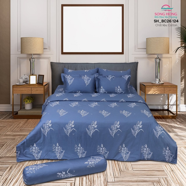 Bộ chăn ga gối Sông Hồng BC26 124