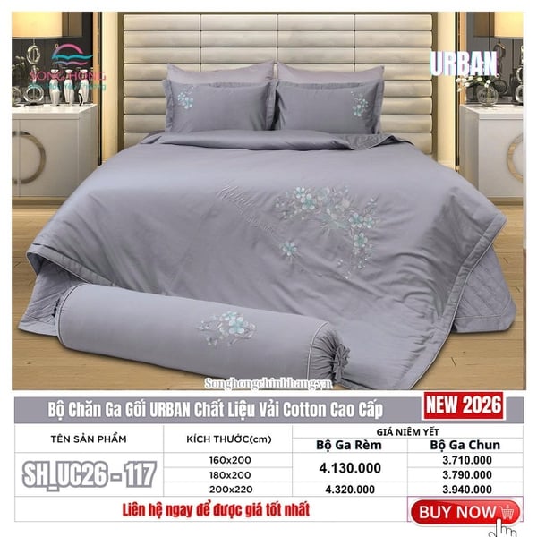 Bộ chăn ga gối SH_UC26 117