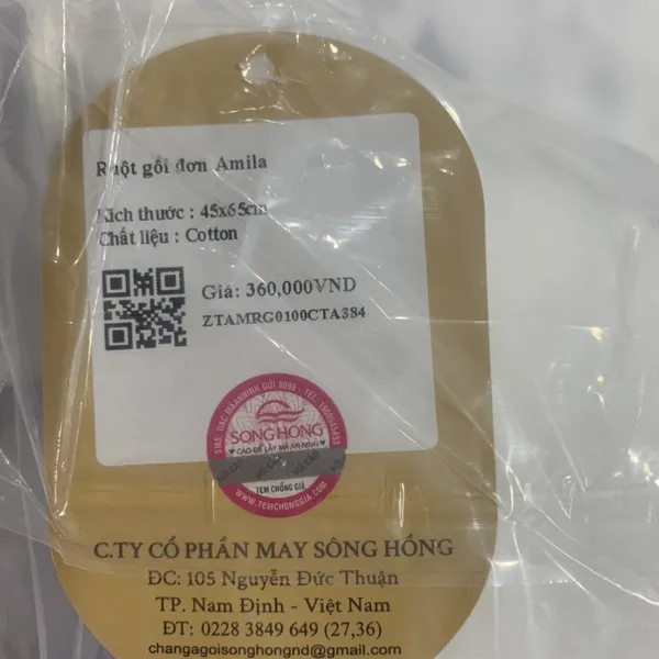 Ruột gối đơn cao cấp Amila