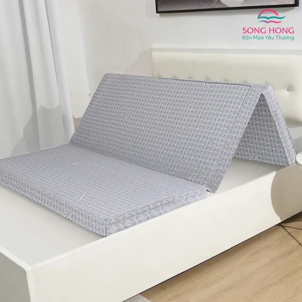 Đệm Vỏ Gấm Gấp 3