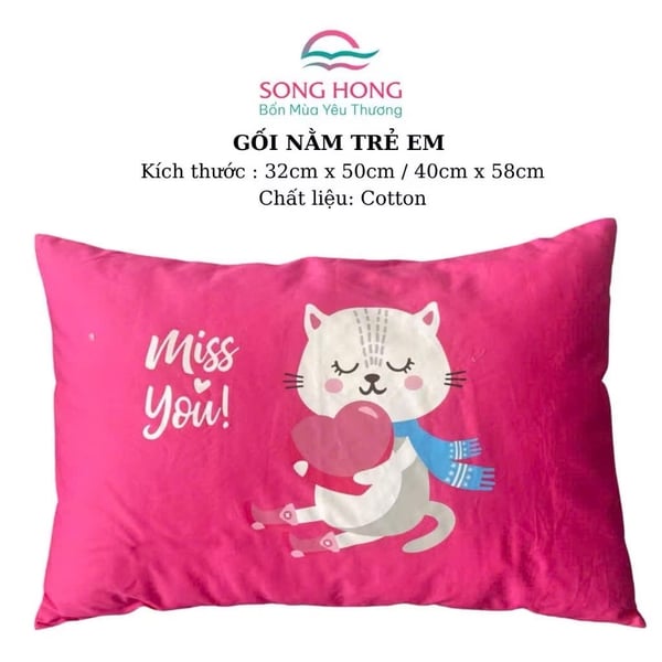 Gối đơn trẻ em 32cmx50 cm