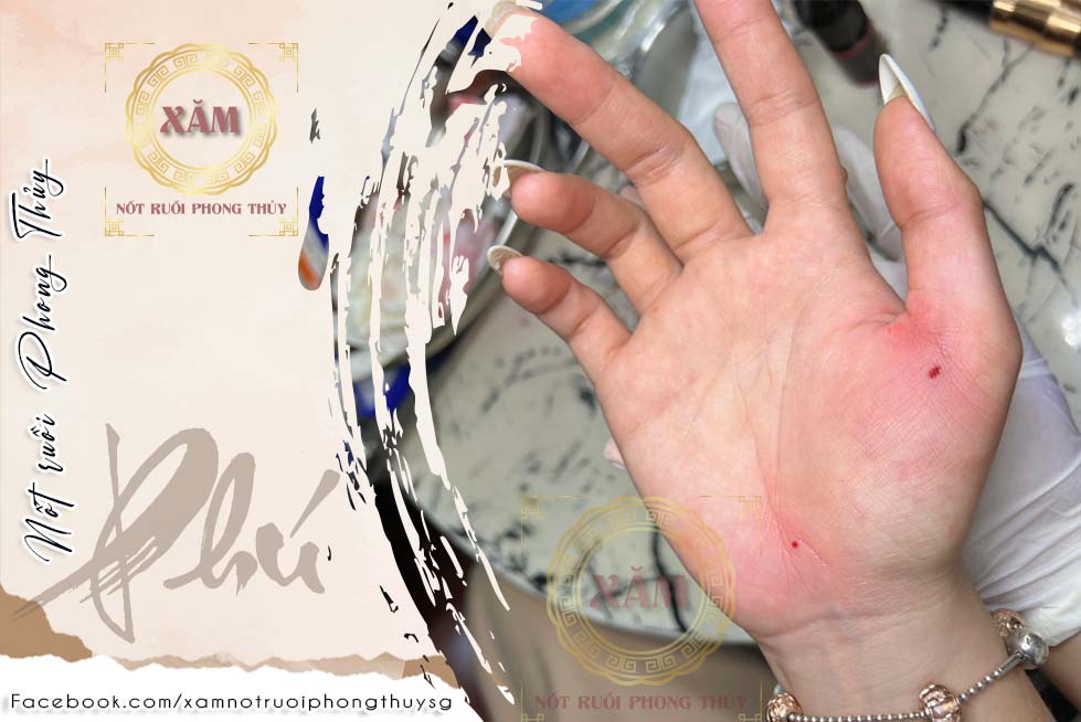 xăm nốt ruồi son ở đâu?