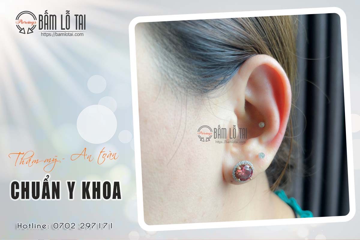 xỏ khuyên lỗ sụn