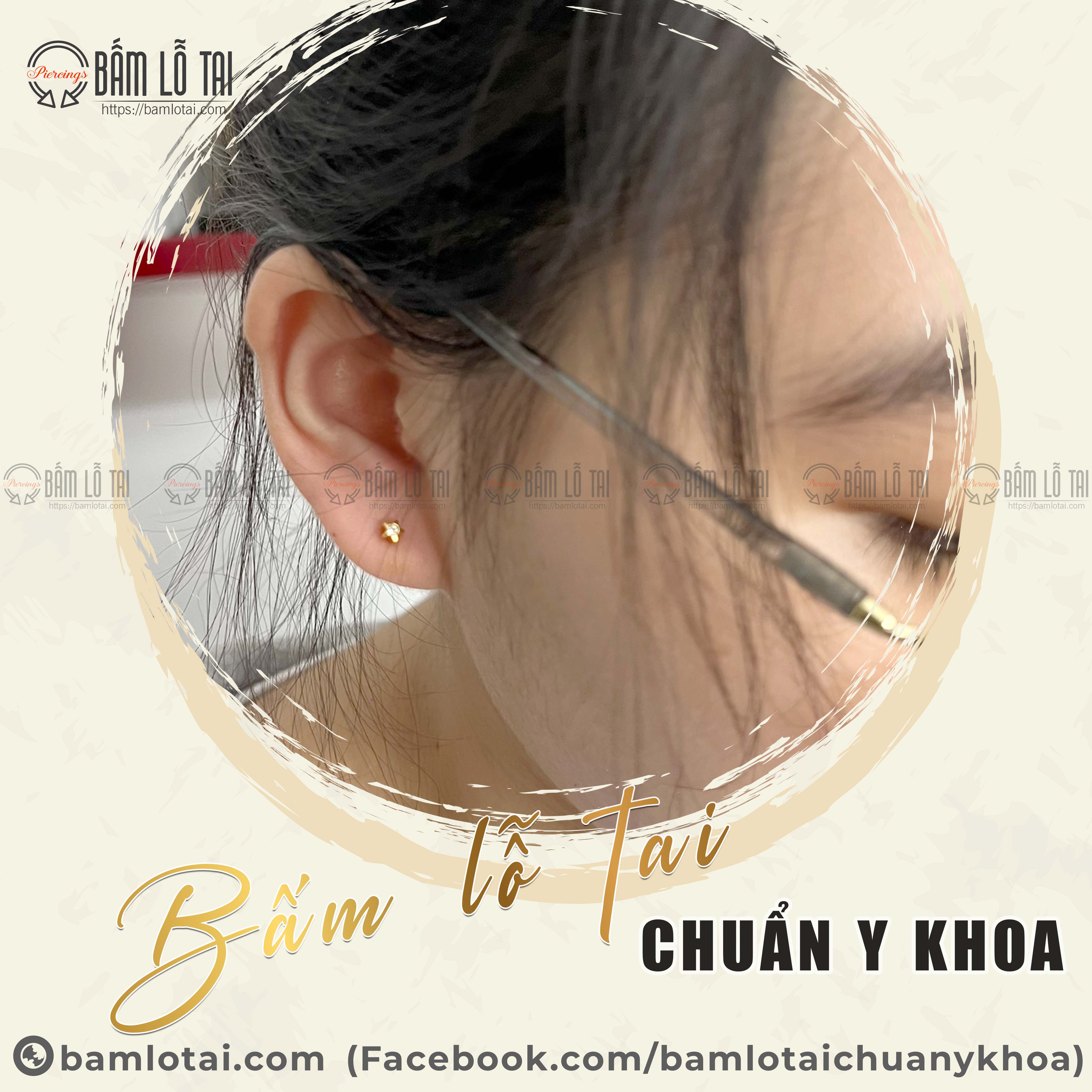 Vị trí bấm lỗ tai đẹp cho nữ