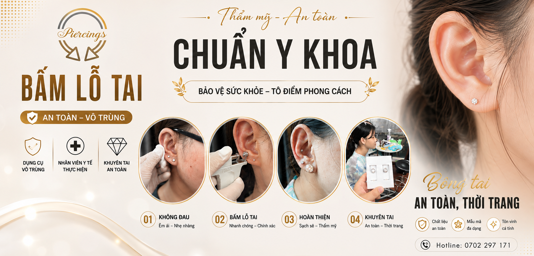 Xỏ khuyên tai ở đâu