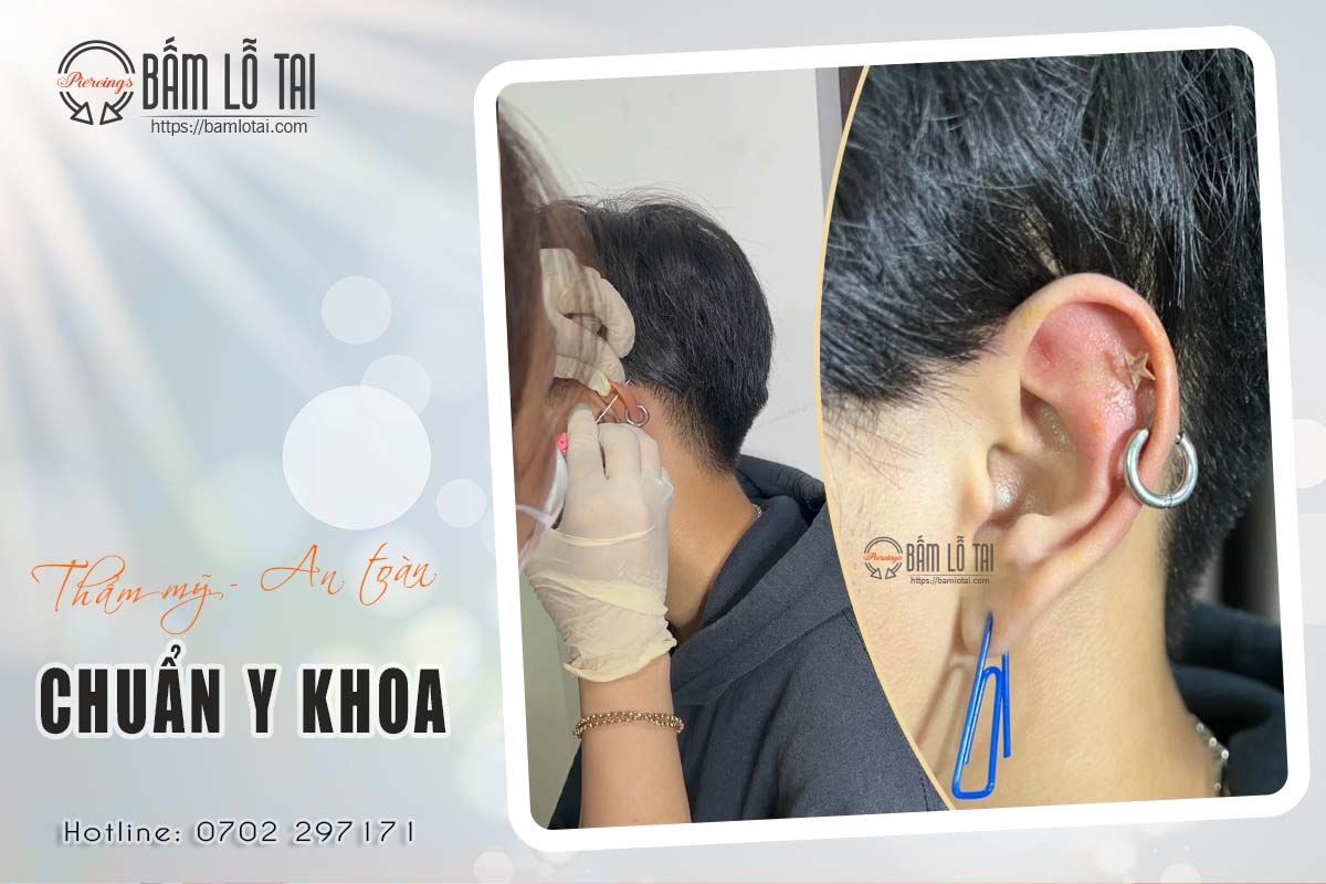 Xỏ khuyên đẹp sài gòn