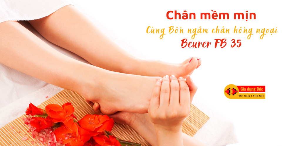 Bồn massage ngâm chân hồng ngoại Beurer FB35 Bồn massage ngâm chân hồng ngoại Beurer FB35