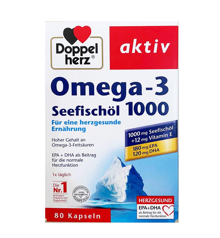 Dầu Cá Đức Omega 3 Doppelherz Seefischol  Dầu Cá Đức Omega 3 Doppelherz Seefischol
