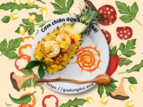 Công thức nấu ăn | Cơm chiên dứa kiểu Thái