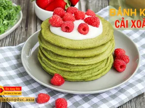 Bánh kếp cải xoăn chống oxy hóa hiệu quả mà lại rất ngon